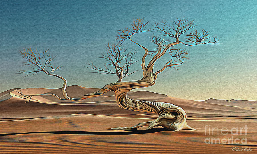 Tree Art Digital Art by Walter Colvin