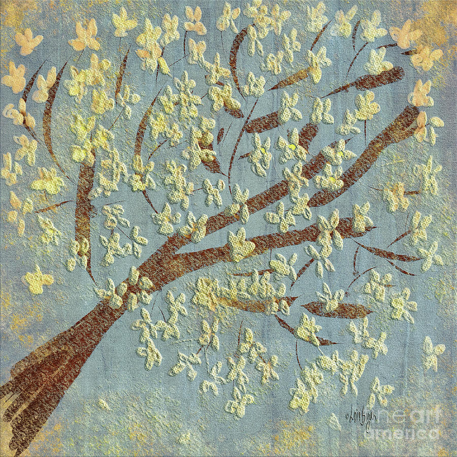 Tree Blossoms Digital Art by Lois Bryan
