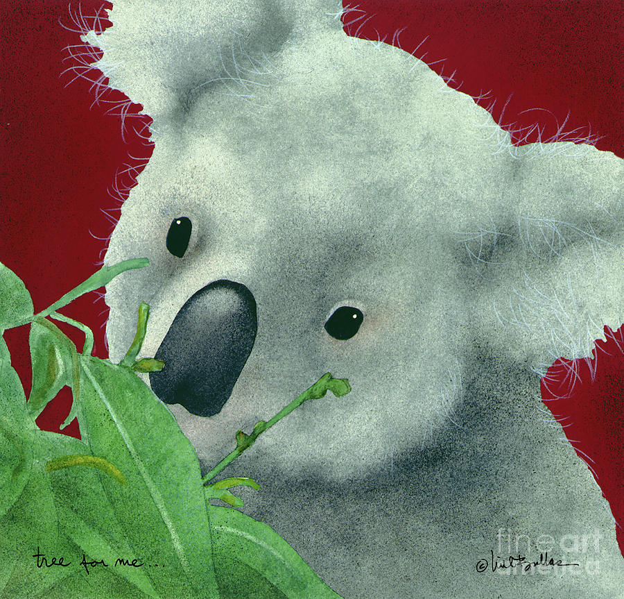 Koala Bear Painting - Tree For You... by Will Bullas