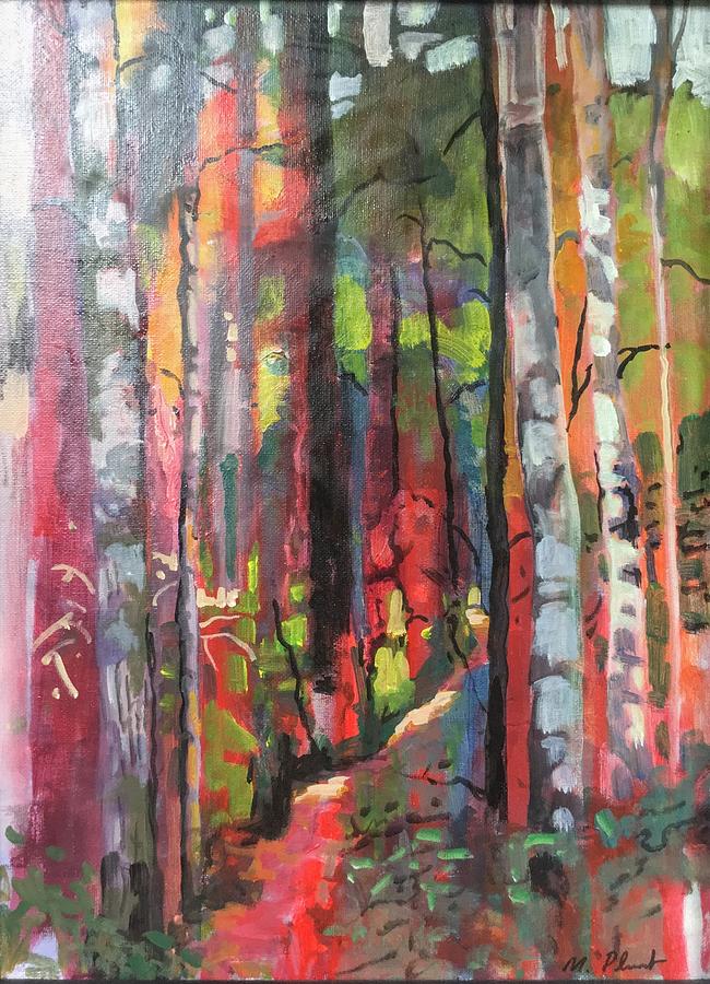 Tree Fusion Painting by Margaret Plumb