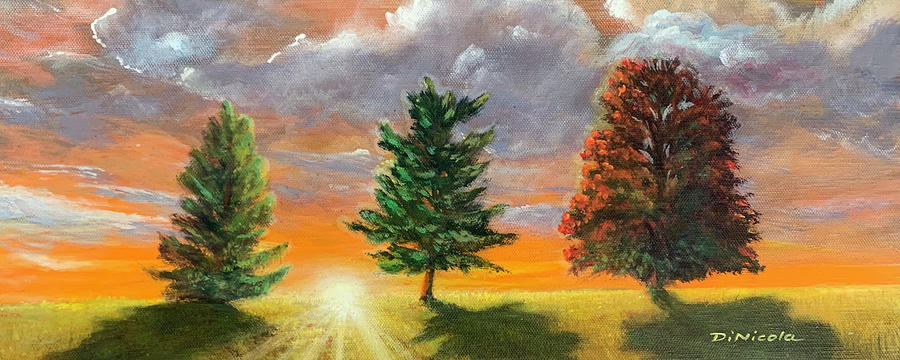 Tree-O Painting by Anthony DiNicola