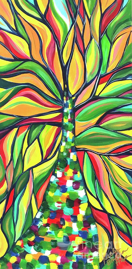 Tree of Hope For Our Future Painting by Kelly Simpson Hagen