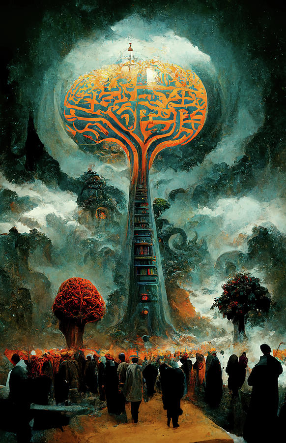Tree of Knowledge Digital Art by Lincoln Cannon - Pixels