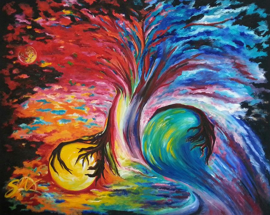 Tree of Life Painting by David Saez - Fine Art America