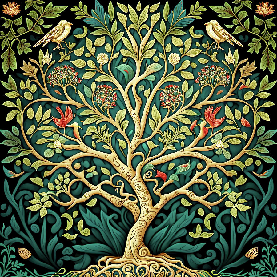 Tree of Life Digital Art by Flat Land - Fine Art America