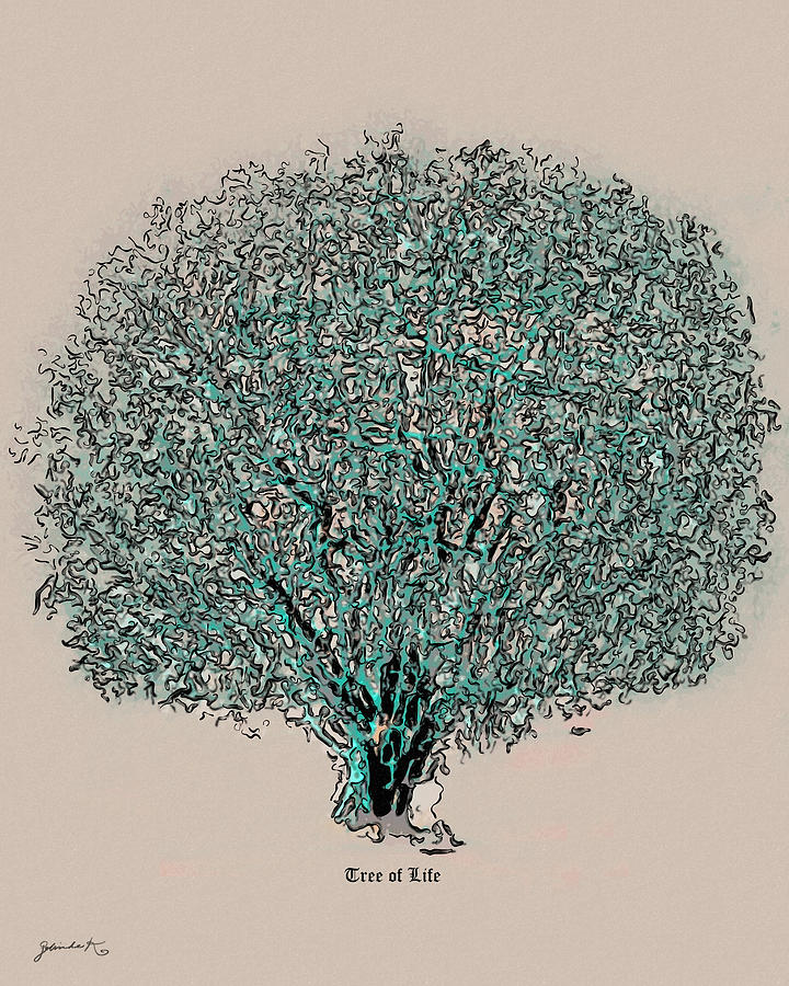 Tree Of Life Digital Art by Gerlinde Keating