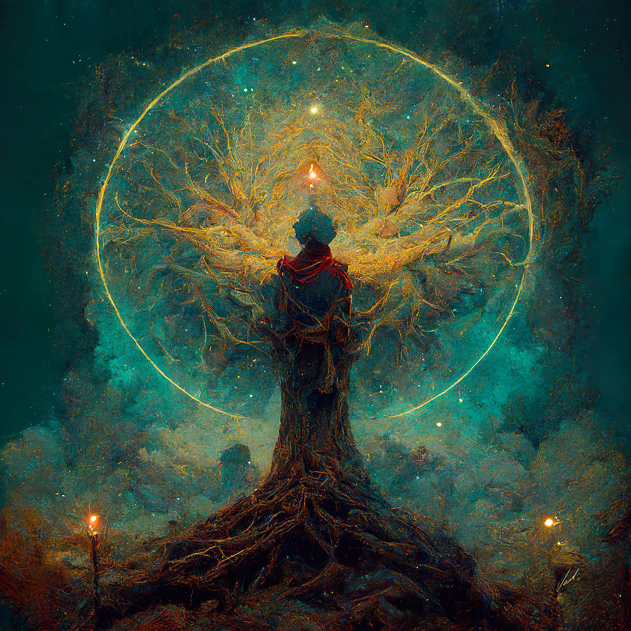 Tree of Life III Painting by Vart