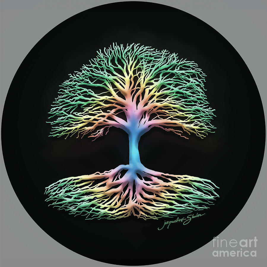 Tree of Life Digital Art by Jacqueline Shuler