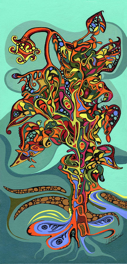 Tree of Life Painting by Pam Veitenheimer