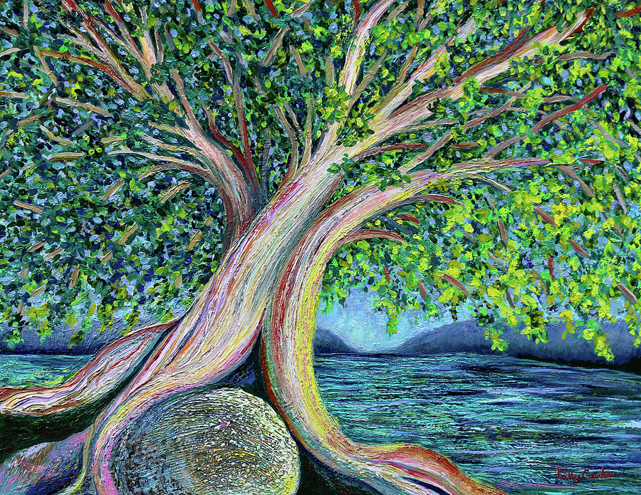 Tree of Life Painting by Polly Castor