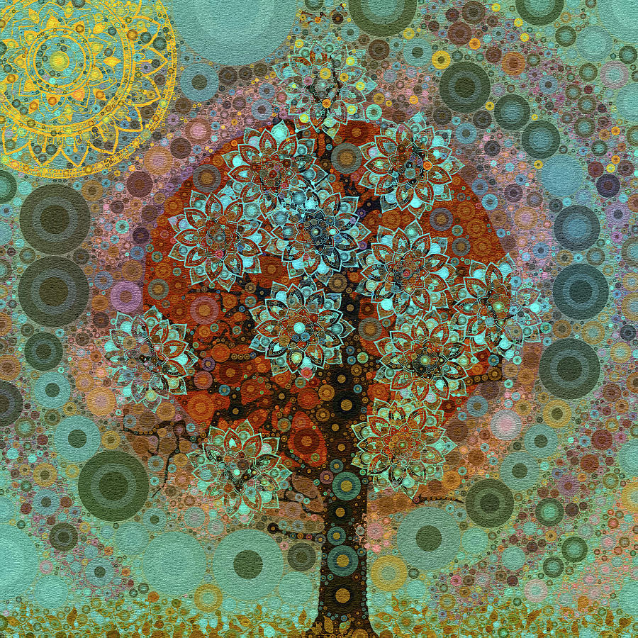 Tree of Life - Tree of Happiness Digital Art by Peggy Collins