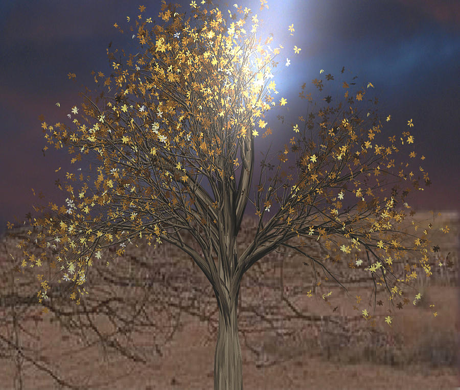 Tree Of Light Painting
