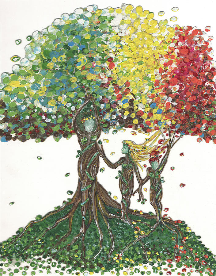 Tree of Life Painting by Joyce Clark