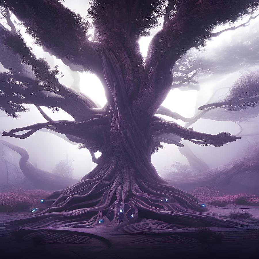 Tree of Mana Digital Art by Alex Kerr - Fine Art America