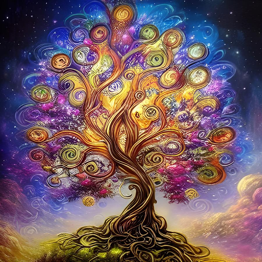 Tree of Thoughts Digital Art by April Cook