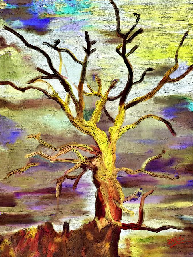 Tree of Wisdom Painting by James Shepherd