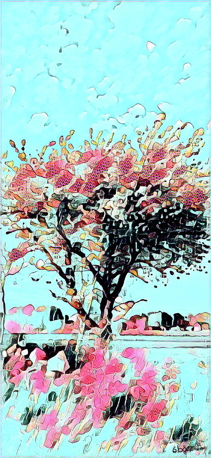Tree Splash Digital Art by Elaine Berger