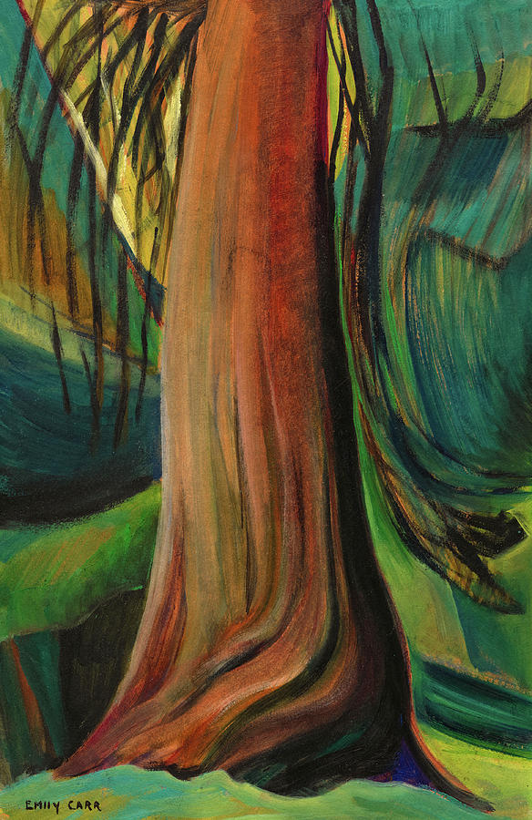 Tree Painting - Tree Study, 1930 by Emily Carr