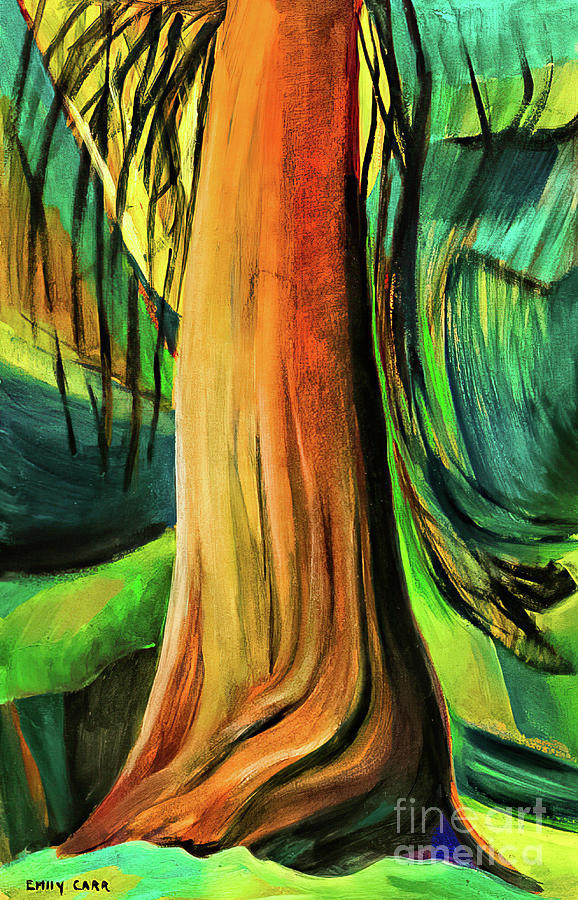 Tree Study by Emily Carr 1930 Painting by Emily Carr