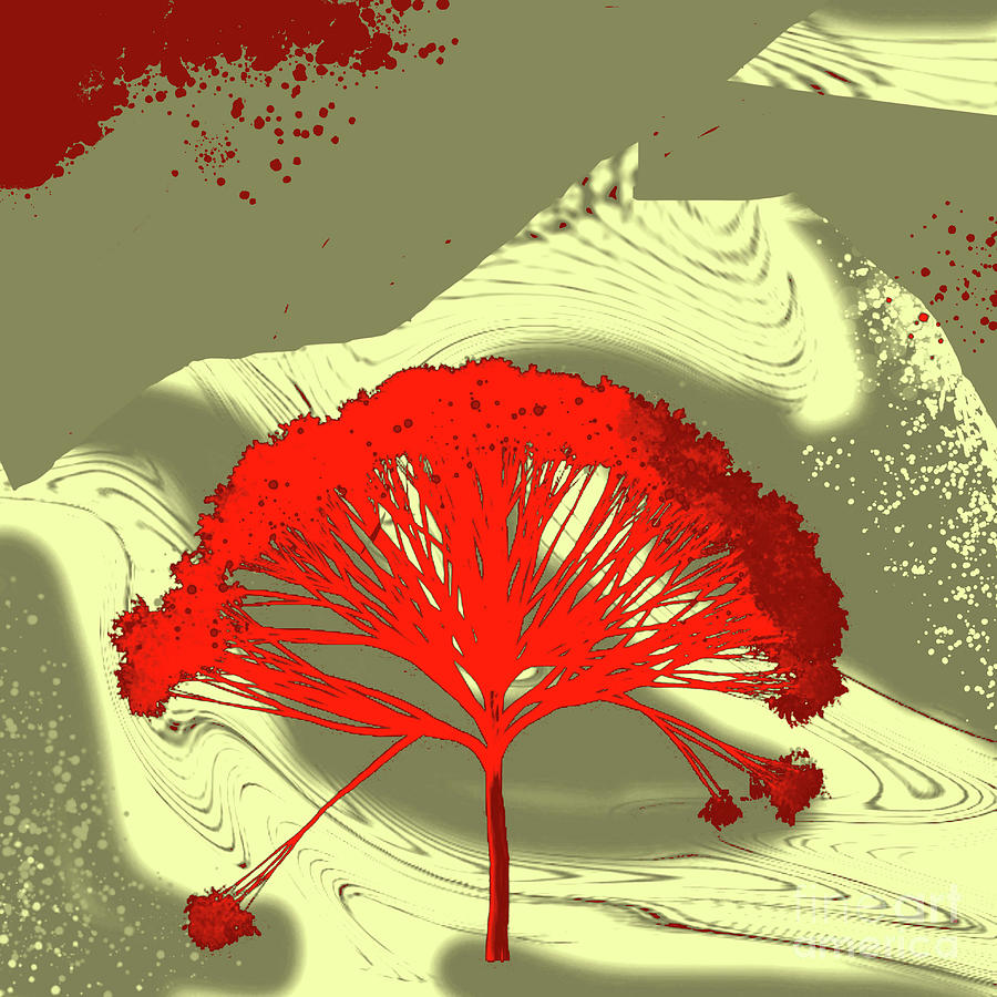 Tree Total Recall  Digital Art by Alexandra Vusir