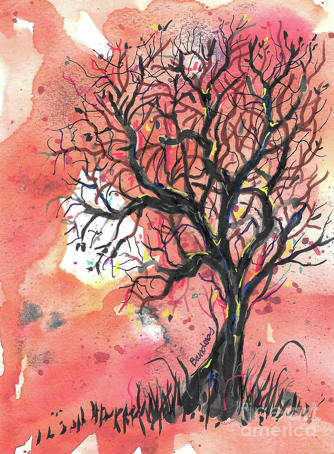 Tree With No Leaves Painting by Terry Banderas