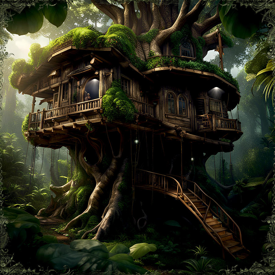 Treehouse Version 2 Digital Art by Michael Damiani - Fine Art America