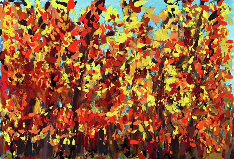 Trees 1210 Step2 Digital Art by Wendy Wu - Fine Art America