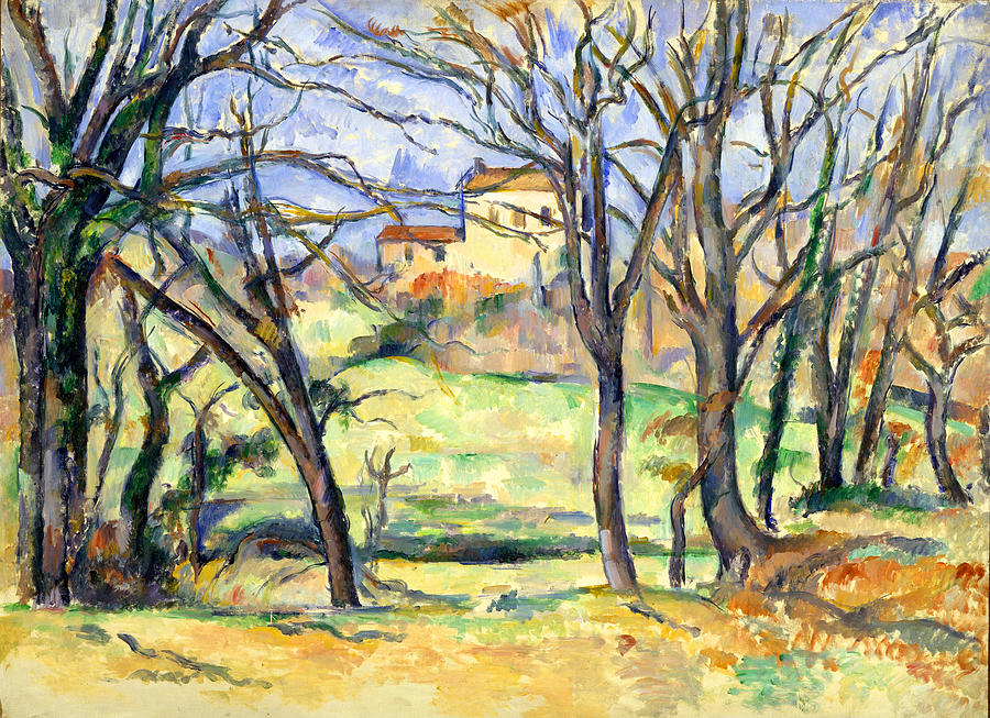 Trees and Houses Painting by Long Shot