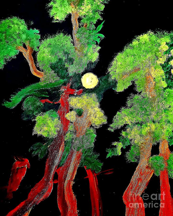 Trees In Love Painting
