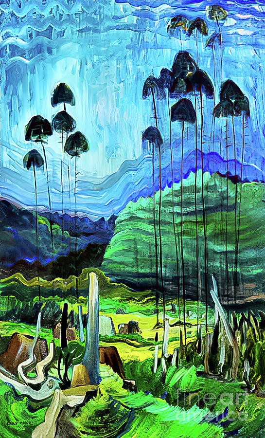 Trees In The Sky By Emily Carr 1939 Painting