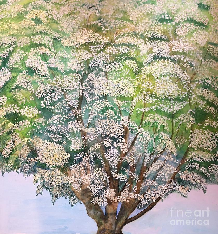 Trees of Winton, Summer Painting by Kate Conaboy