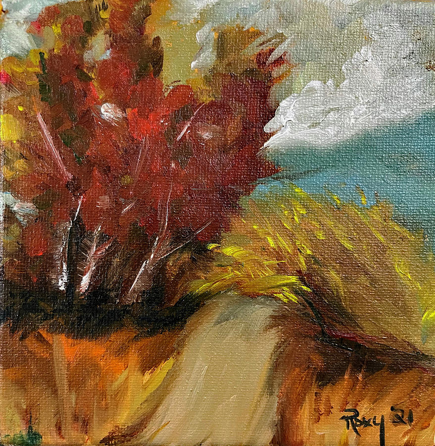 Trees On The Trail Painting