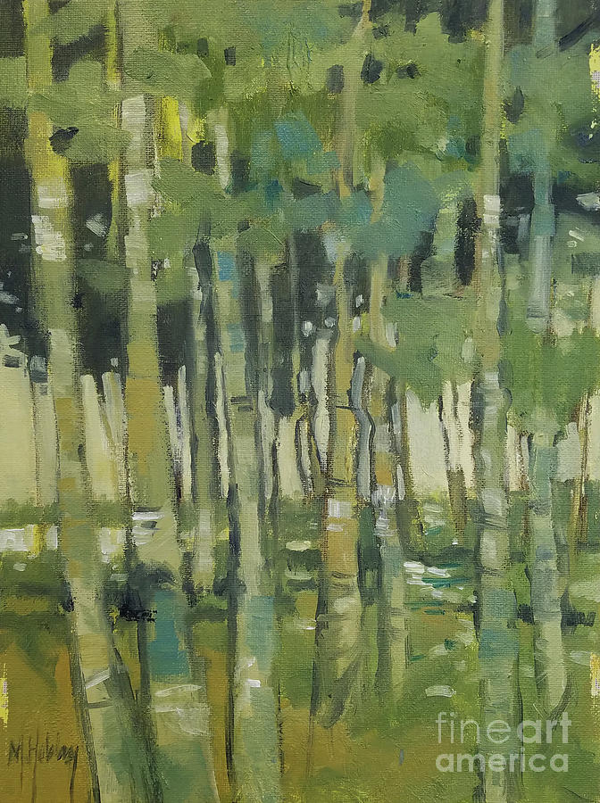 Treesong Painting by Mary Hubley