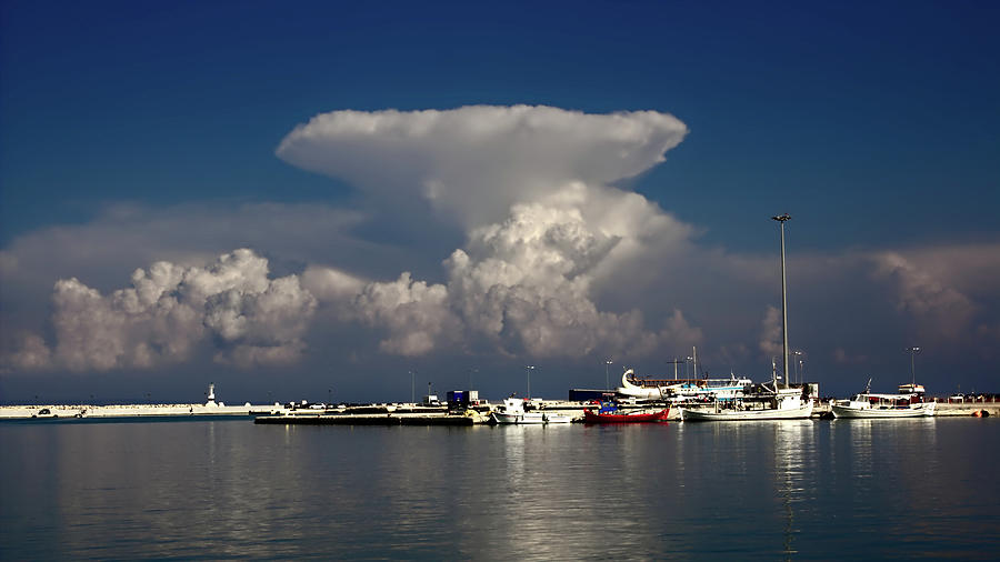 Tremendous Zakynthos Cloudscape Photograph by Jeremy Hayden