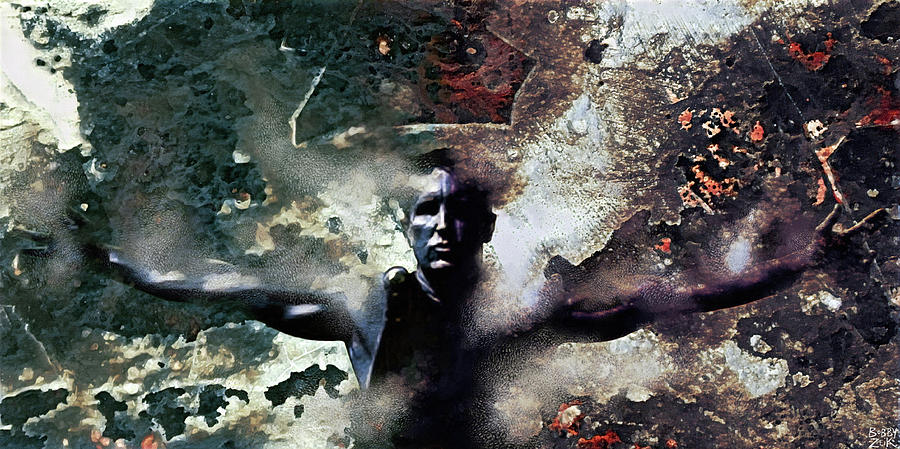 Trent Reznor - The Fragile Painting by Bobby Zeik