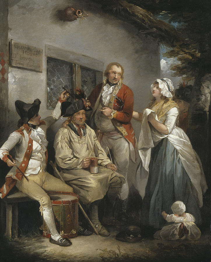 Trepanning a Recruit Painting by George Morland