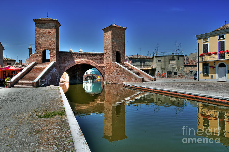 Trepponti Bridge - Comacchio - Italy Photograph by Paolo Signorini