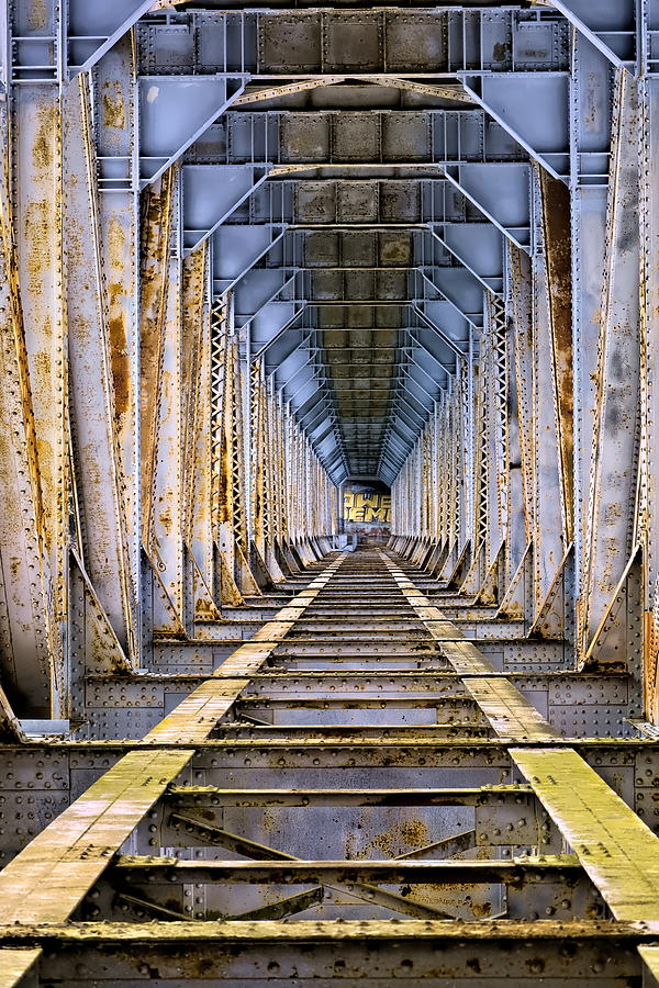 Trestle Tunnel Bridge Steel Photograph by Ian McAdie
