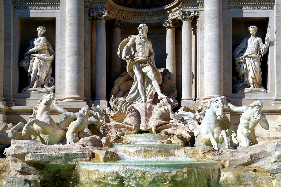 Fountain Photograph - Trevi Fountain, Rome by Douglas Taylor