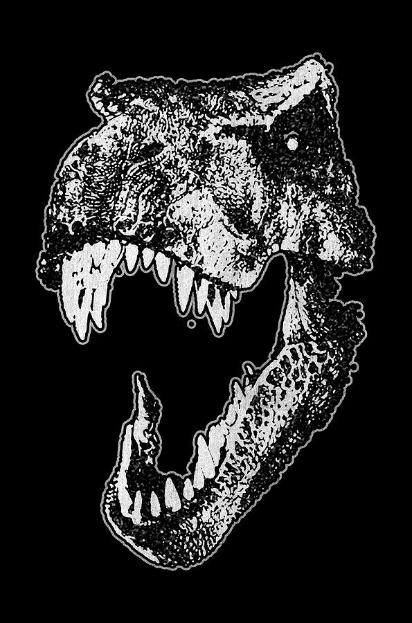 Trex Head Digital Art by Aurelie Hansen - Fine Art America