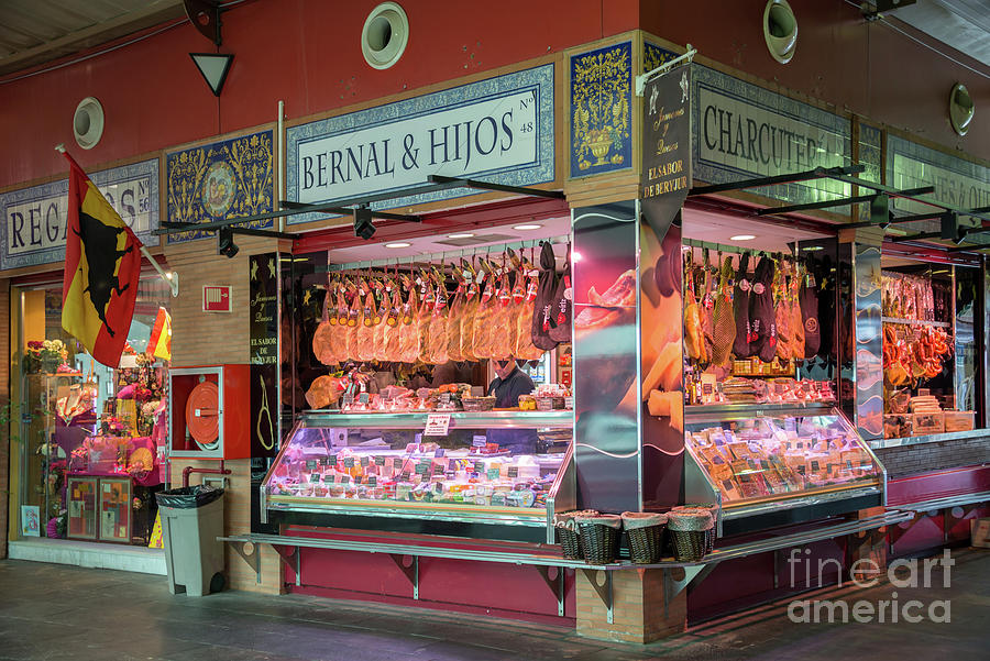 Triana market in Seville Photograph by Delphimages Photo Creations