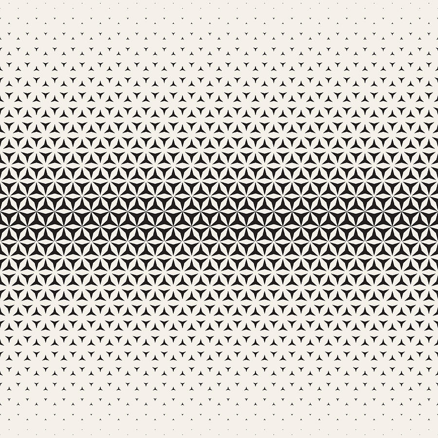 Triangle Halftone Background Seamless Vector Drawing by Lasagnaforone