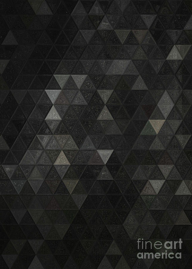Triangles Art 27 #mosaic Digital Art by Justyna Jaszke JBJart