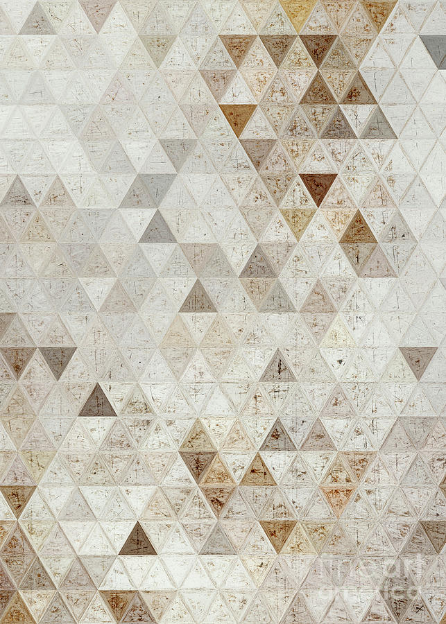 Triangles Art 29 #mosaic Digital Art by Justyna Jaszke JBJart