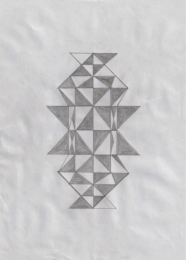Triangular Drawing - Triangular Geometric Shapes by Sandeep Choudhary Triangular Drawing - Triangular Geometric Shapes by Sandeep Choudhary