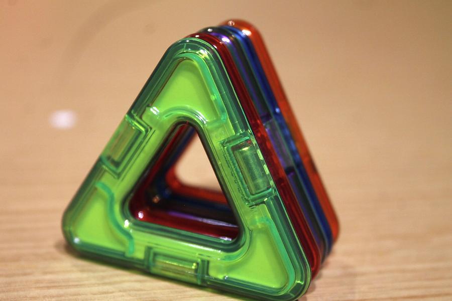 Triangular Magnets Photograph By Cara Akin