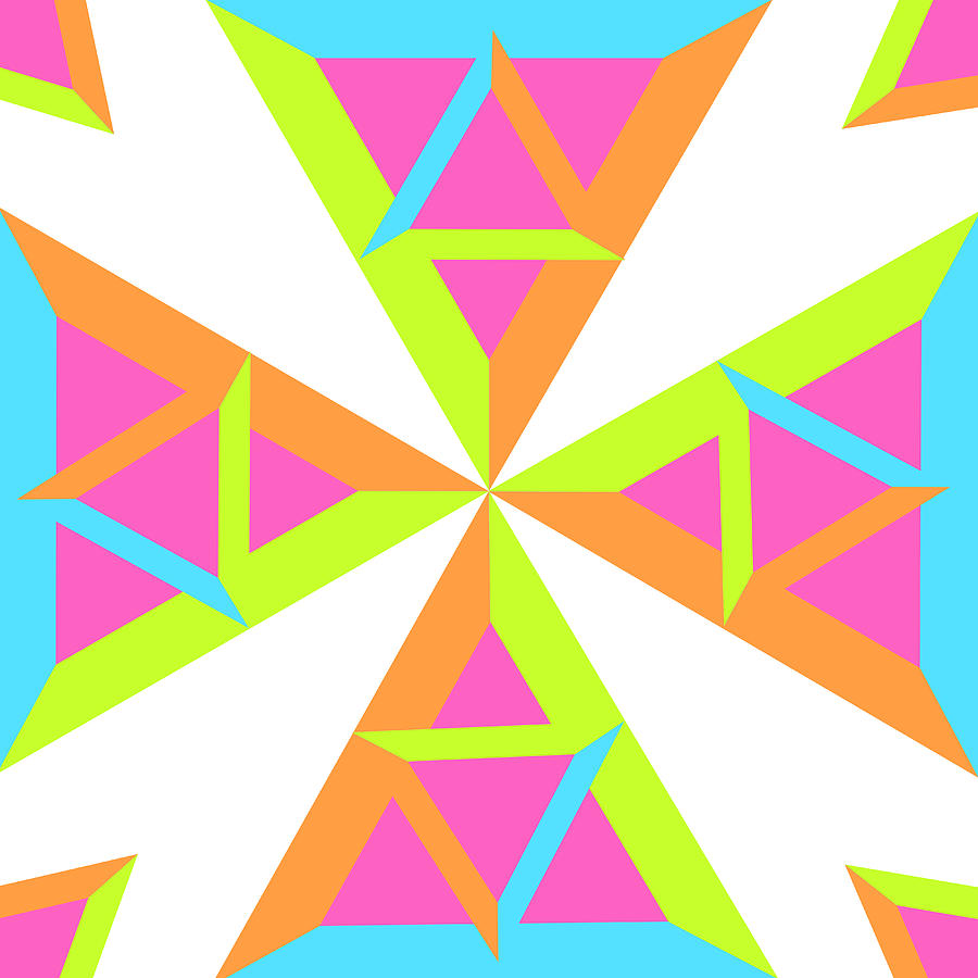 Triangular pattern Digital Art by La Moon Art - Fine Art America