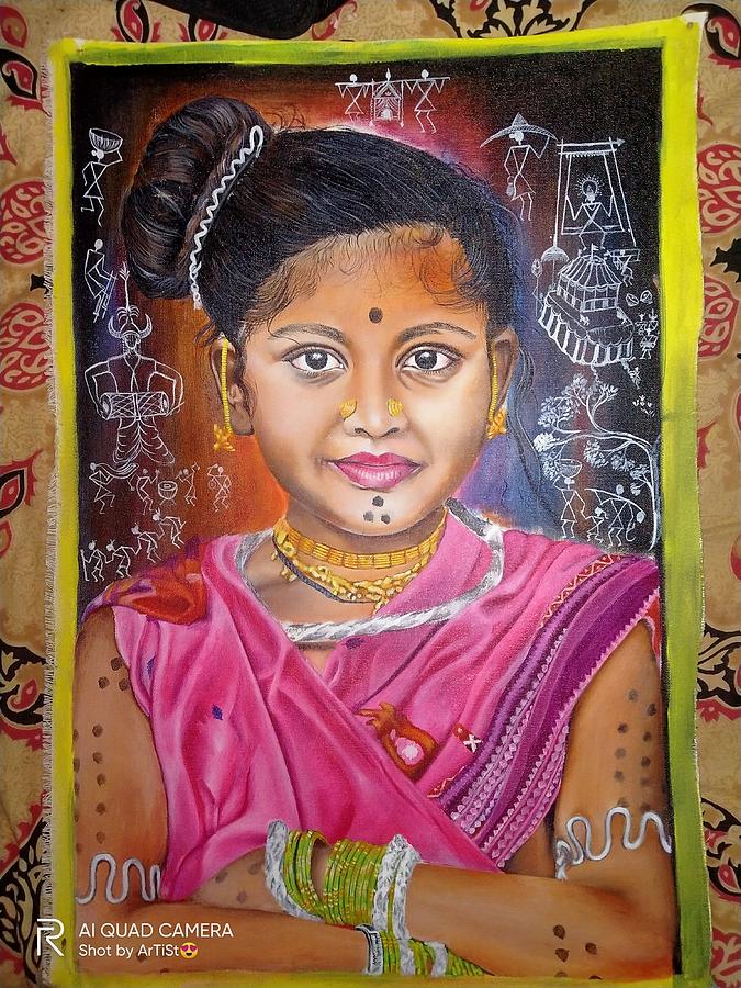 Chhattisgarh and Gujarat Culture Drawing|Painting on Chhattisgarh|Poster  Making|EBSB - YouTube
