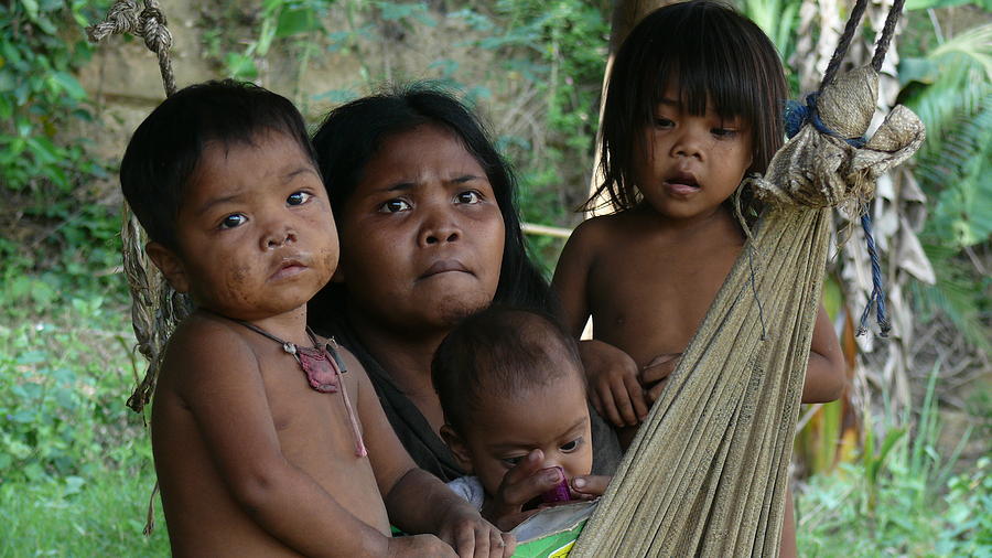 Tribal family at its grace Photograph by Robert Bociaga