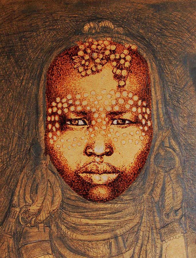 Tribal Proud Pyrography by Massimo Pietrobon - Fine Art America